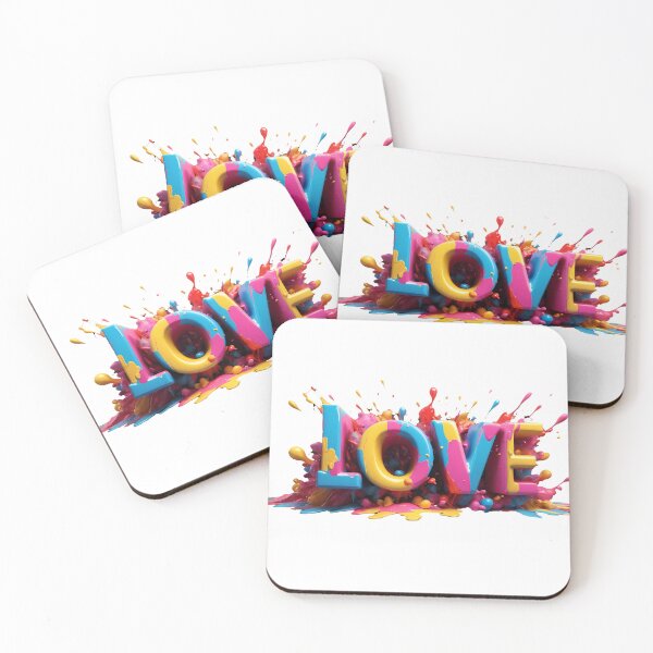 Item preview, LOVE designed and sold by Vibranta Studio.