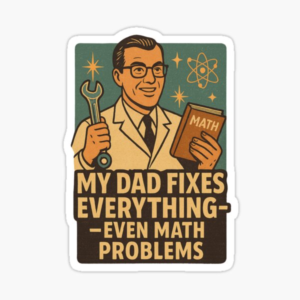 Item preview, Nerdy Dad Retro Comic – Smartest Father Ever Design designed and sold by ShadoWear.
