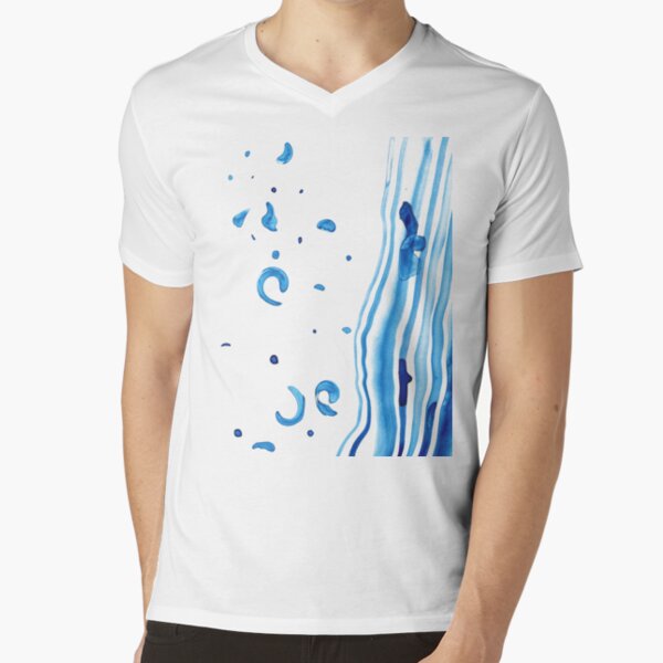Abstract002 :: Water art V-Neck T-Shirt