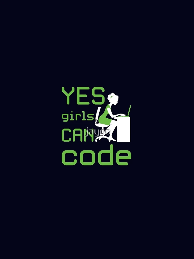 Thumbnail 5 of 5, A-Line Dress, Yes Girls Can Code Coder Coding Programmer Programming designed and sold by jaygo.