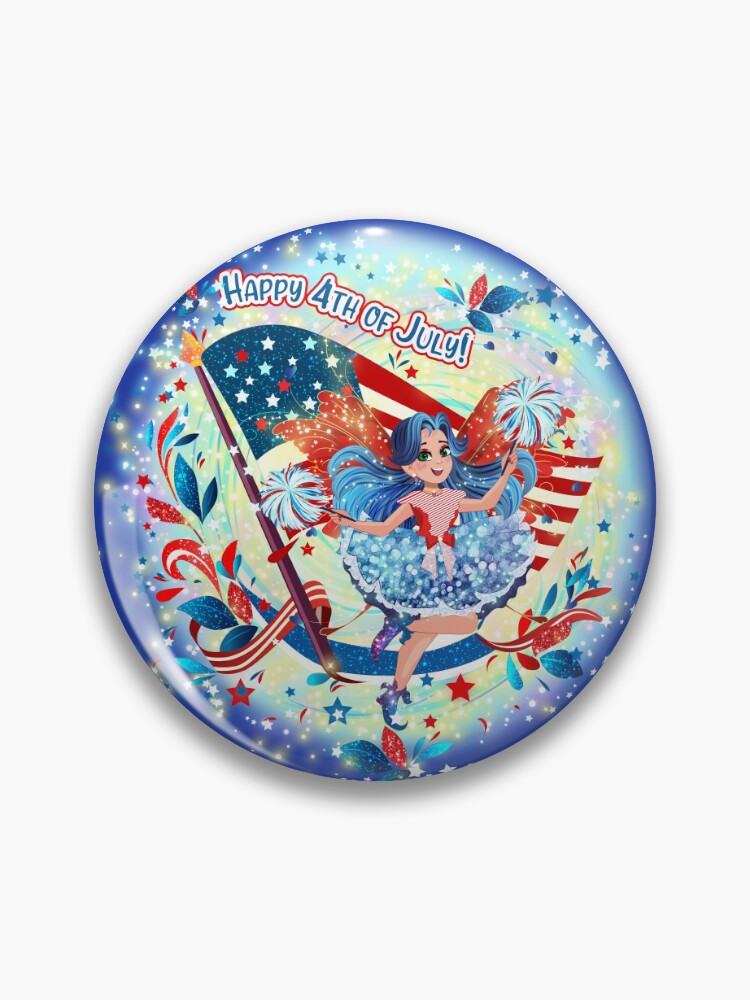 Thumbnail 1 of 3, Pin, Blue Belle of Freedom: The Patsy Collection designed and sold by FairyBookClub.