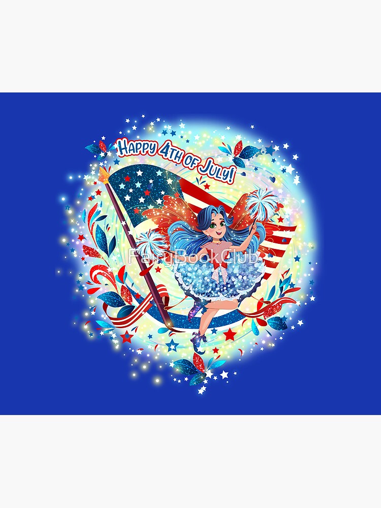 Thumbnail 5 of 5, Mouse Pad, Blue Belle of Freedom: The Patsy Collection designed and sold by FairyBookClub.