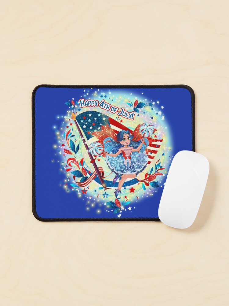 Thumbnail 1 of 5, Mouse Pad, Blue Belle of Freedom: The Patsy Collection designed and sold by FairyBookClub.