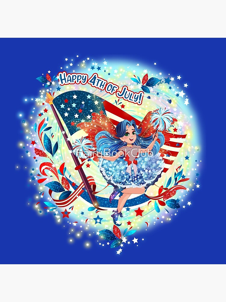 Thumbnail 4 of 4, Pillow, Blue Belle of Freedom: The Patsy Collection designed and sold by FairyBookClub.
