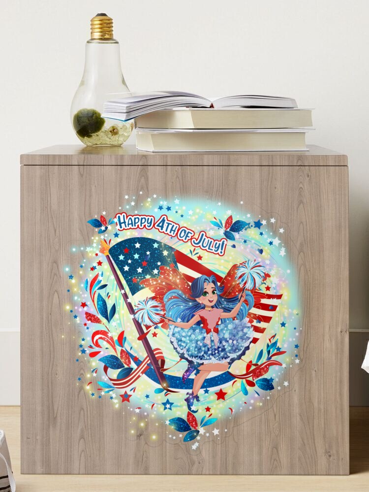 Thumbnail 1 of 3, Sticker, Blue Belle of Freedom: The Patsy Collection designed and sold by FairyBookClub.