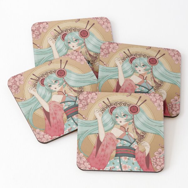 Item preview, Hatsune miku Art Nouveau style drawing designed and sold by StarRando.