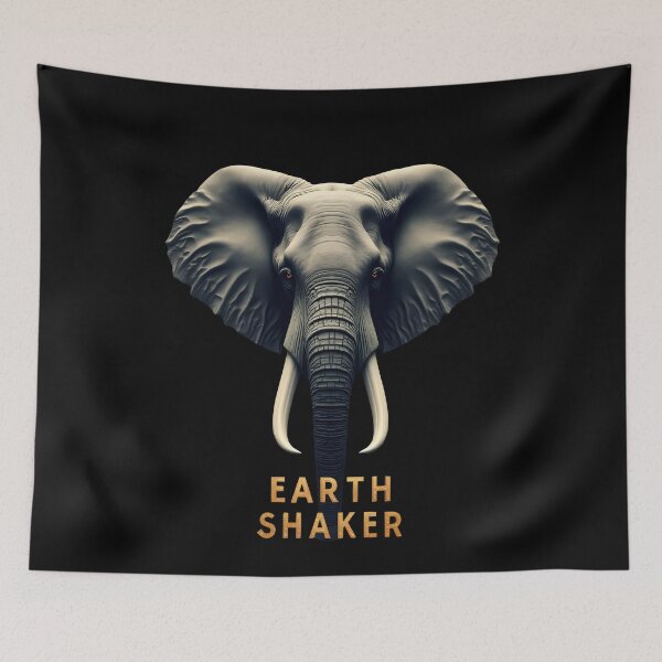 Item preview, Earth Shaker Elephant designed and sold by ShadowAndSlate.