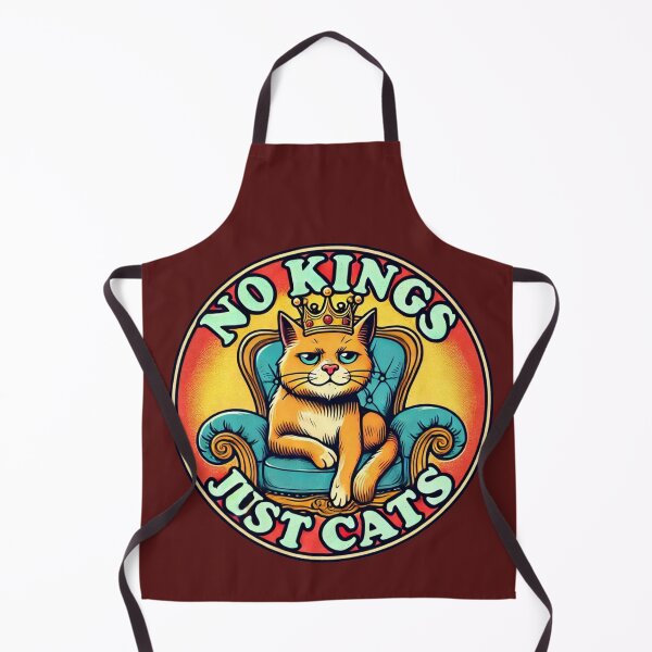 Item preview, No Kings just cats designed and sold by Meandmyshop.