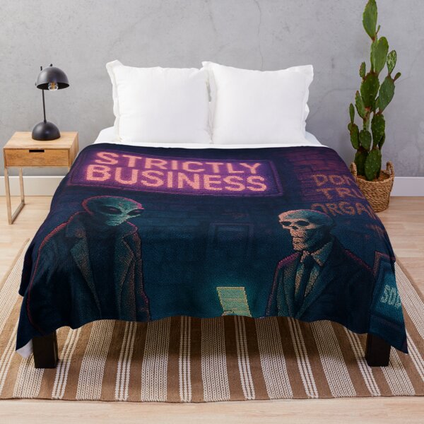 Item preview, strictly business - alien and skeleton deal designed and sold by PixelPunkster.