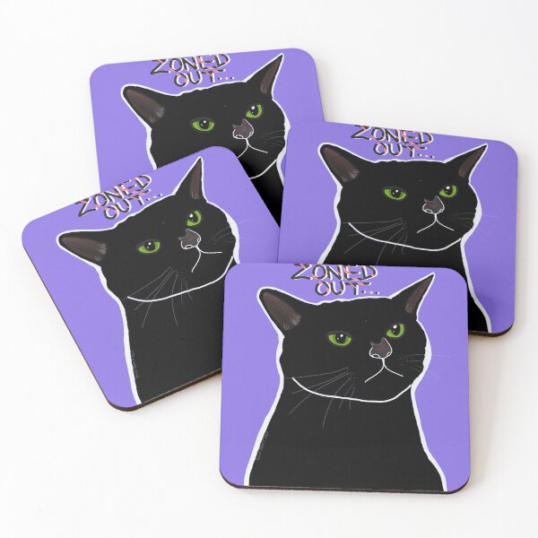 Item preview, Zoned Out Cat designed and sold by kyleegarretttart.