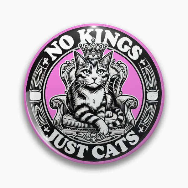 Item preview, No kings, just cats designed and sold by Meandmyshop.