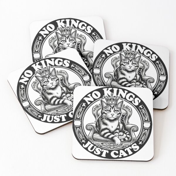 Item preview, No kings, just cats designed and sold by Meandmyshop.