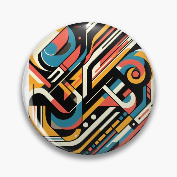 Item preview,  Geometric Vibes: Bold Abstract T-Shirt designed and sold by Route and Render.