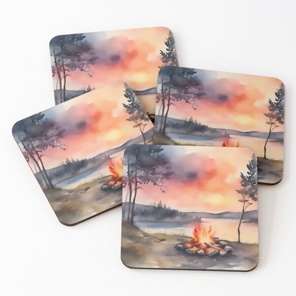 Item preview, Campfire by Mountain River designed and sold by CalmnessbyChoice.