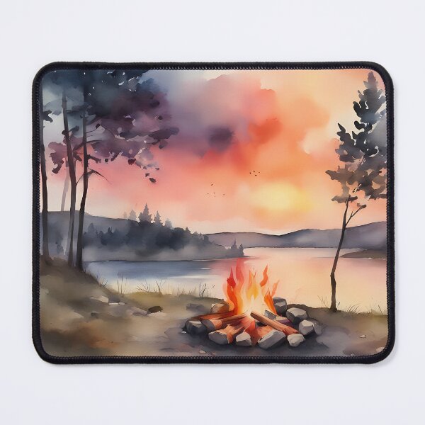 Item preview, Campfire by Mountain River designed and sold by CalmnessbyChoice.