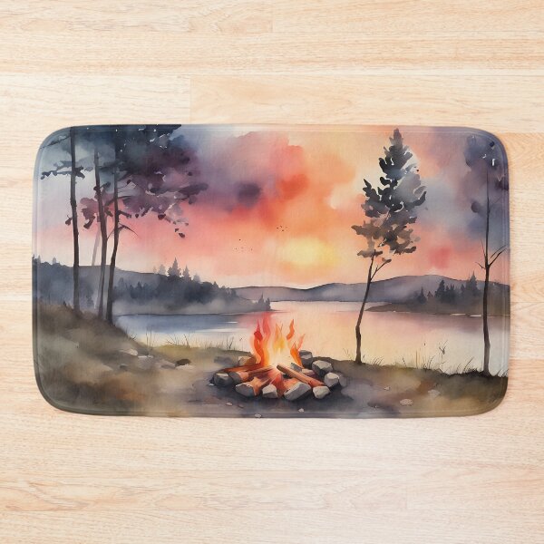 Item preview, Campfire by Mountain River designed and sold by CalmnessbyChoice.