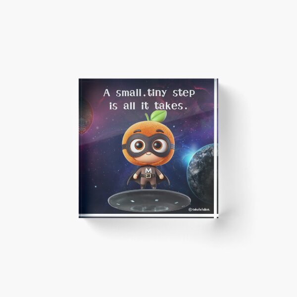 Item preview, Z_Mikan Man — A Small, Tiny Step is All It Takes designed and sold by LalacoWorld.