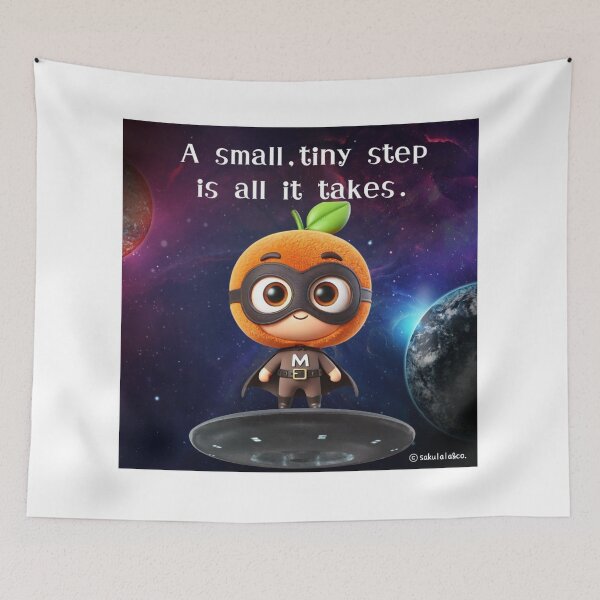 Item preview, Z_Mikan Man — A Small, Tiny Step is All It Takes designed and sold by LalacoWorld.