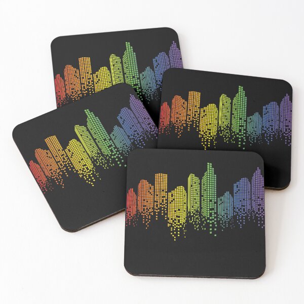 Item preview, Rainbow Buildings designed and sold by Pudding Imagines.