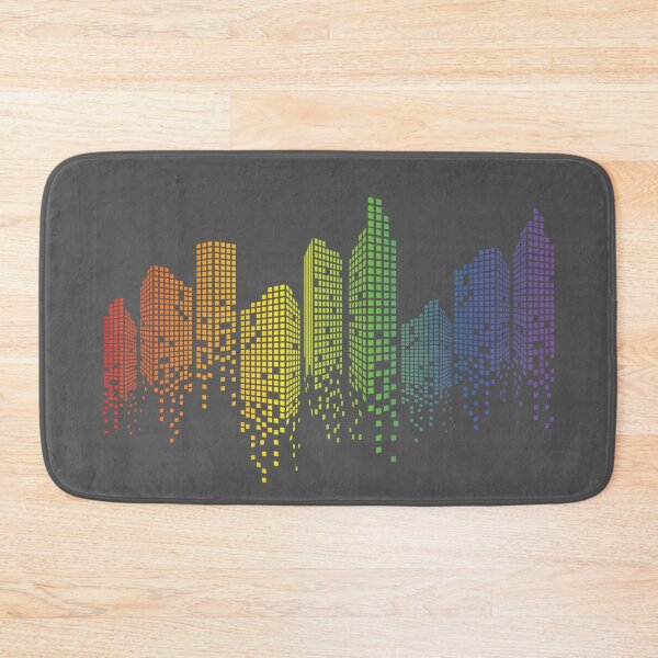 Item preview, Rainbow Buildings designed and sold by Pudding Imagines.