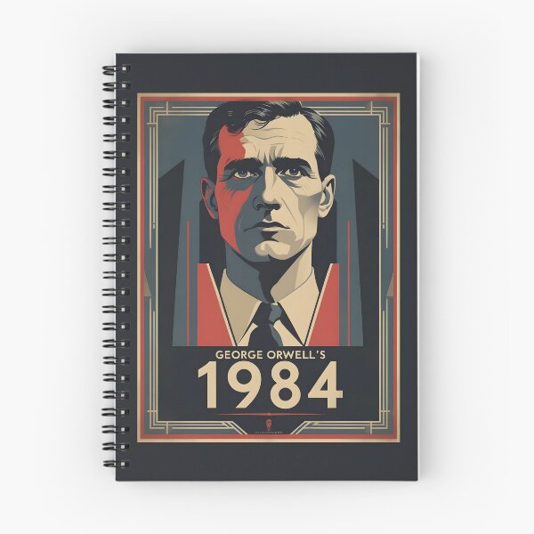 Item preview, A Vintage Poster of 1984 by George Orwell  designed and sold by GoodOldVintage.