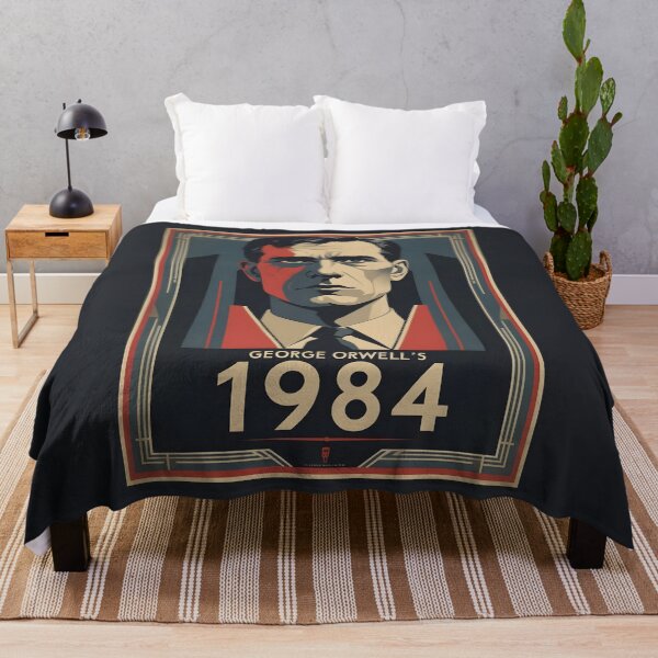Item preview, A Vintage Poster of 1984 by George Orwell  designed and sold by GoodOldVintage.