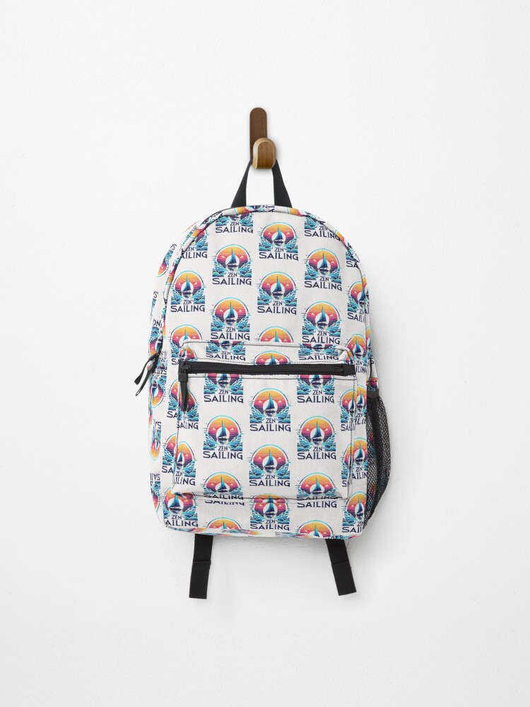 Thumbnail 1 of 3, Backpack, zen sailing designed and sold by creativechaster.