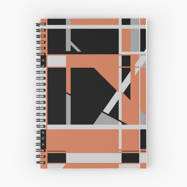 Artikelvorschau, Abstraktes geometrisches Labyrinth aus grauem, schwarzem Rost entworfen und verkauft von ElasticPixels.