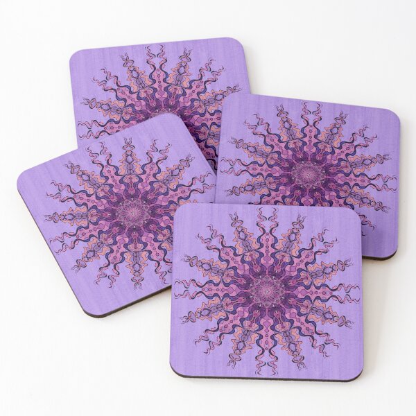 Item preview, Squiggle Star in purple designed and sold by Majikat Designs.