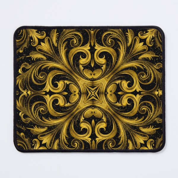 Item preview, Royal Elegance Pattern in Gold and Black designed and sold by JonelleTshirts.
