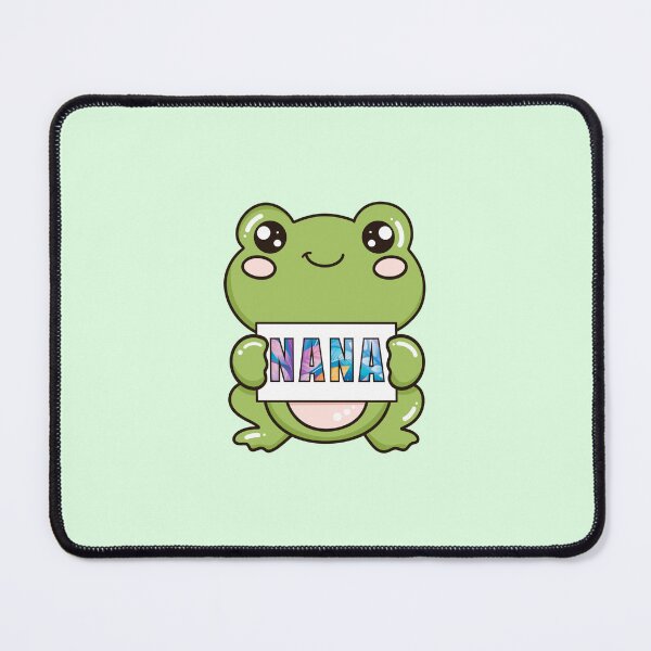 Item preview, Kawaii Nana Frog – Tropical Letters designed and sold by Everglo Travels.