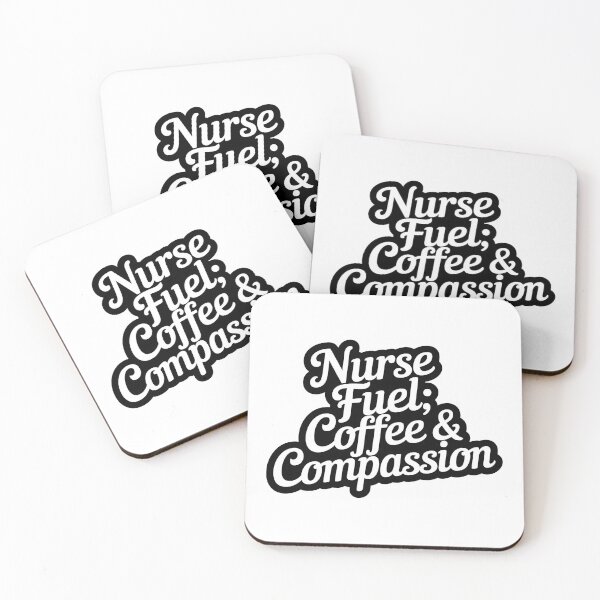 Item preview, Nurse Fuel: Coffee & Compassion | Funny Nurse Life designed and sold by CuteDesignables.