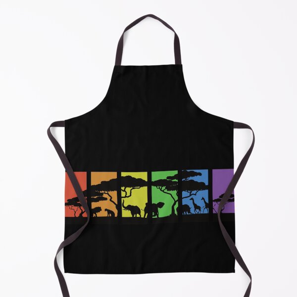Item preview, Animals Silhouette With Pride-colored Background designed and sold by Pudding Imagines.