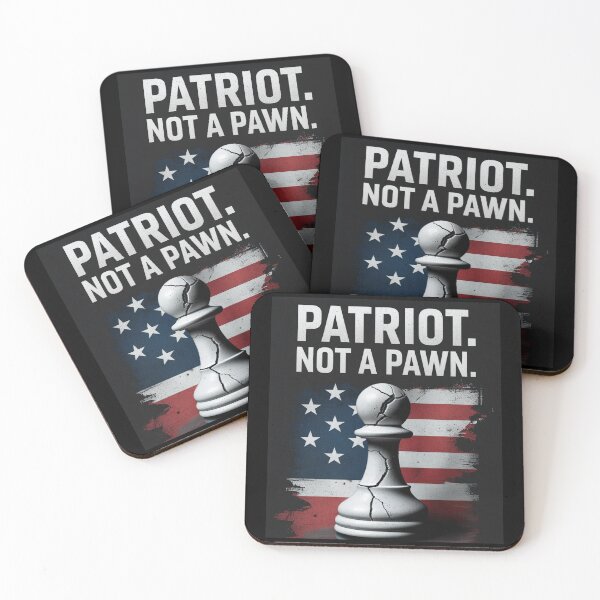 Item preview, PATRIOT. NOT A PAWN. designed and sold by Dizzy Dog Designs.