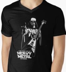 Funny Darth Vader Heavy Metal Men's V-Neck T-Shirt