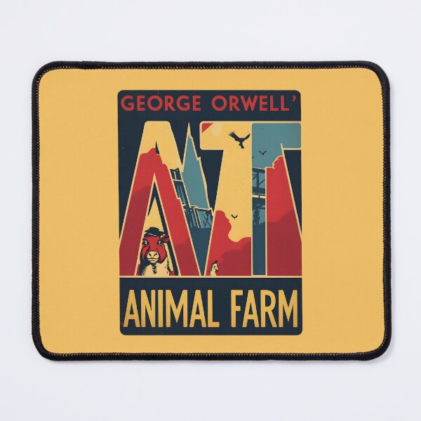 Item preview, A Vintage Poster of Animal Farm by George Orwell designed and sold by GoodOldVintage.