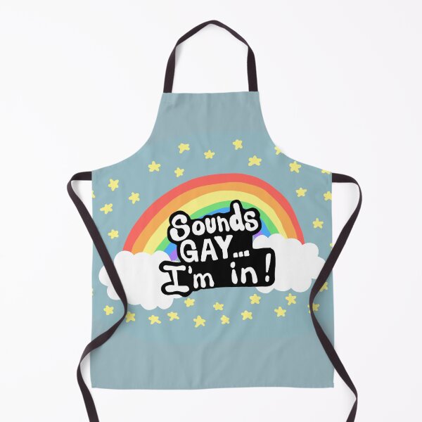 Item preview, Sounds Gay... I'm In! Sticker Pattern designed and sold by ArtAlmstEvryDay.