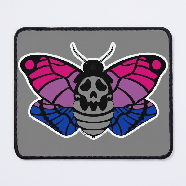 Item preview, Bi Pride Death's head hawkmoth designed and sold by FrostDragon Designs.
