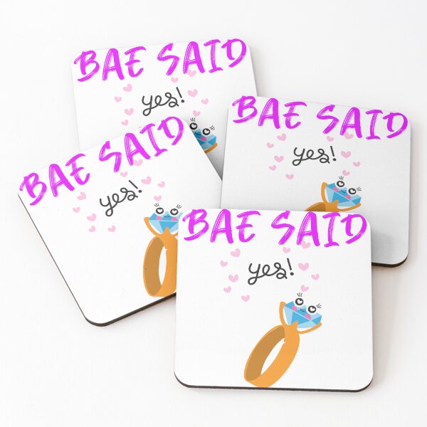 Item preview, BAE SAID YES designed and sold by EdgeBoss.