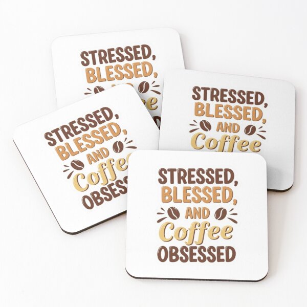 Item preview, Coffee Obsessed Humor Sticker designed and sold by Thebestsells12.