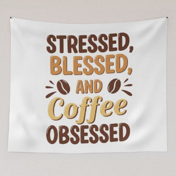 Item preview, Coffee Obsessed Humor Sticker designed and sold by Thebestsells12.