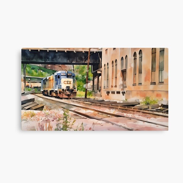 Vista previa del artículo con la obra «Paso de Passaic», diseñado y vendido por RCWatercolours.