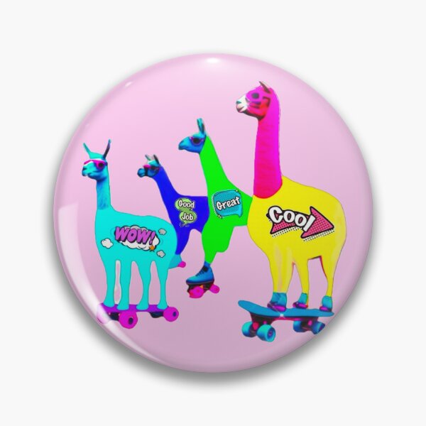 Item preview, Llamas on Skateboards (Pop Art Edition) designed and sold by asanaworld.