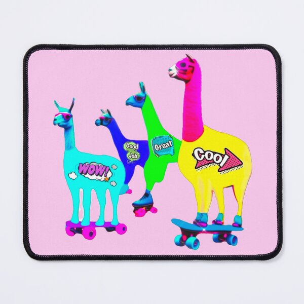 Item preview, Llamas on Skateboards (Pop Art Edition) designed and sold by asanaworld.