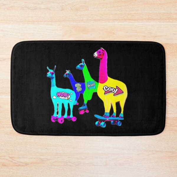 Item preview, Llamas on Skateboards (Pop Art Edition) designed and sold by asanaworld.