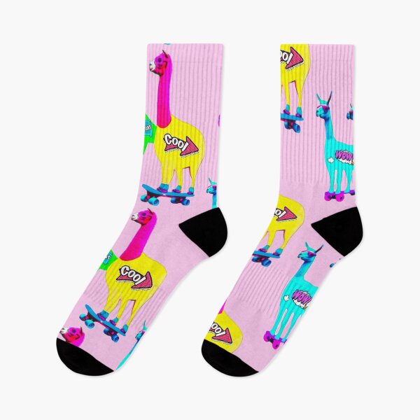 Item preview, Llamas on Skateboards (Pop Art Edition) designed and sold by asanaworld.