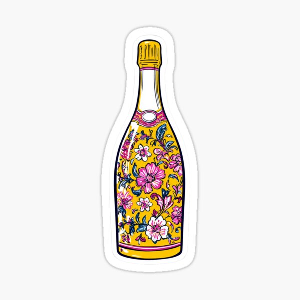 Item preview, Yellow purple and white bottle designed and sold by MendaciousMina.