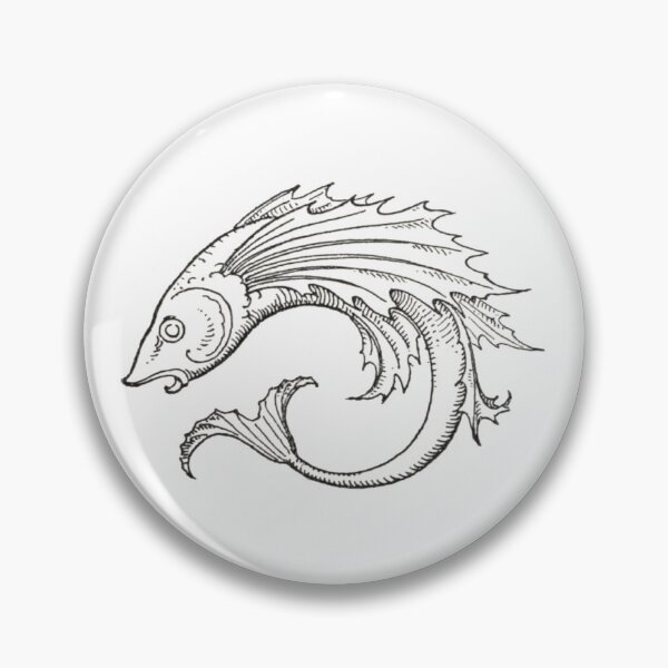 Artikelvorschau, Fliegende Fische Illustration, Fischkunst entworfen und verkauft von HawthorneFlame.