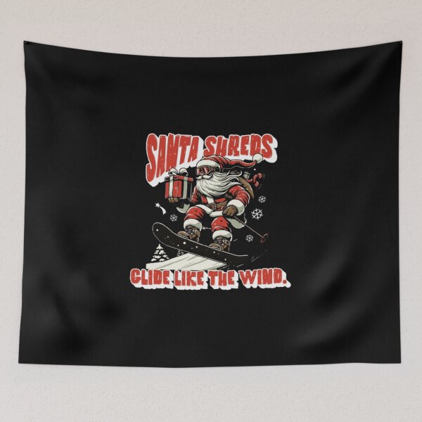 Item preview, SANTA SHREDS GLIDE LIKE THE WIND  designed and sold by closettycoot.