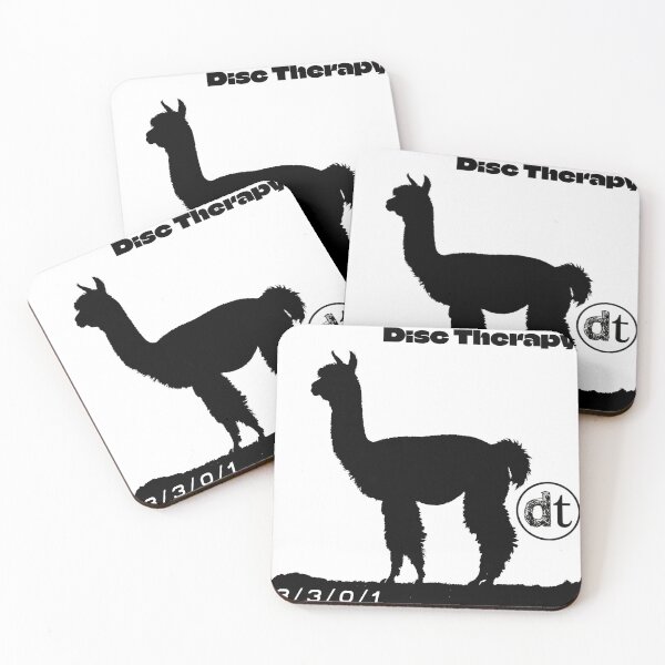Artikelvorschau, Alpaka Silhouette Schwarz entworfen und verkauft von Disc Therapy.